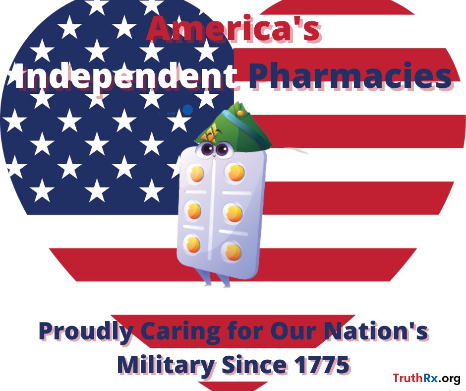 Happy #VeteransDay2023 to all who serve.
America's independent pharmacies salute you!

#independentpharmacy #veteranssupport #patientsbeforeprofits #PatientCare