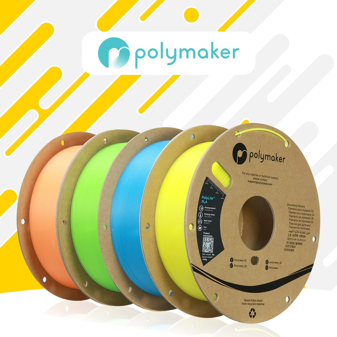 3DJake on X: Polymaker's PolyLite™ Luminous PLA is a reliable and