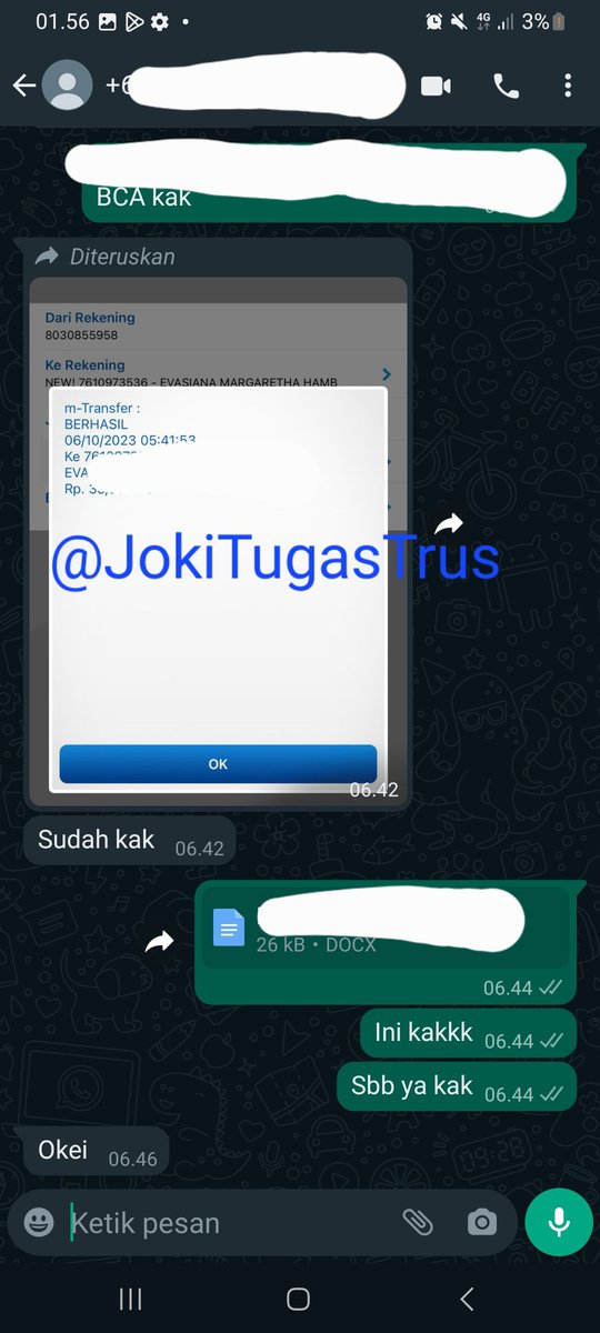 JokiTugasTrus's tweet photo. Testimoni Joki tugas di Joki Tugas Trus! #jokitugaskuliah #JokiTugasKeperawatan #jokitugasmurah https://t.co/nuZdGSINnv