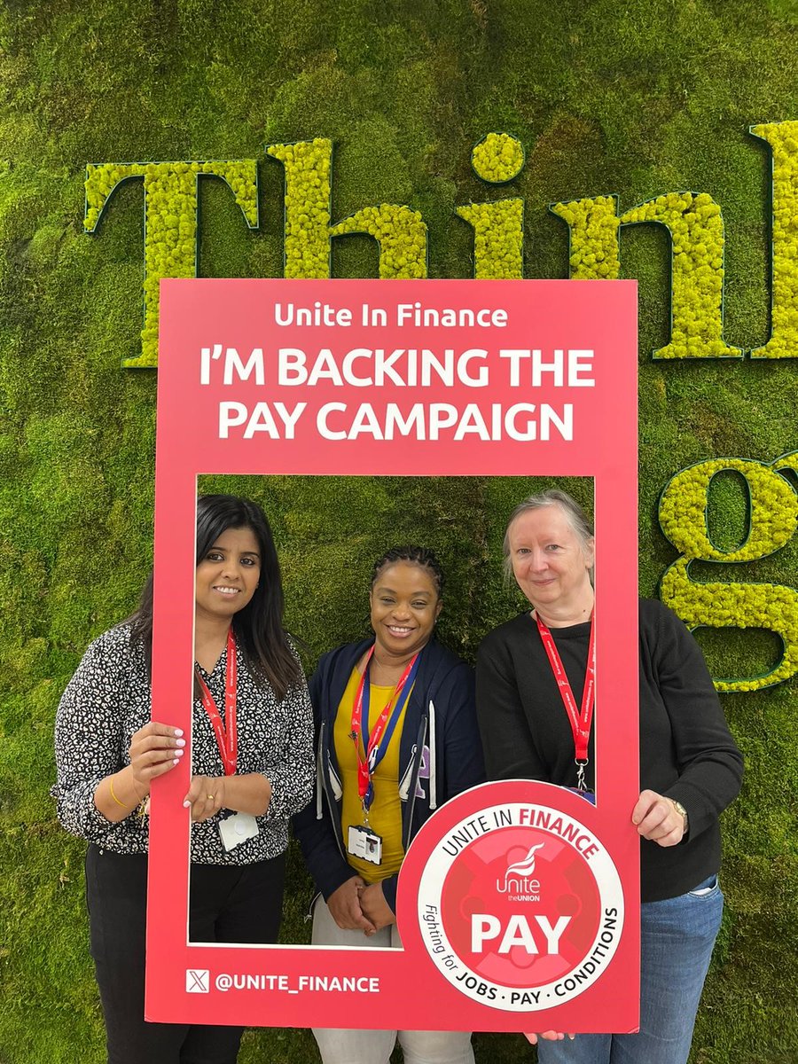 Unite reps in AXA Birmingham are holding a stall every week to hear what staff think ahead of Pay 2024 negotiations. All workers welcome to come and have your say on pay. #fairpay