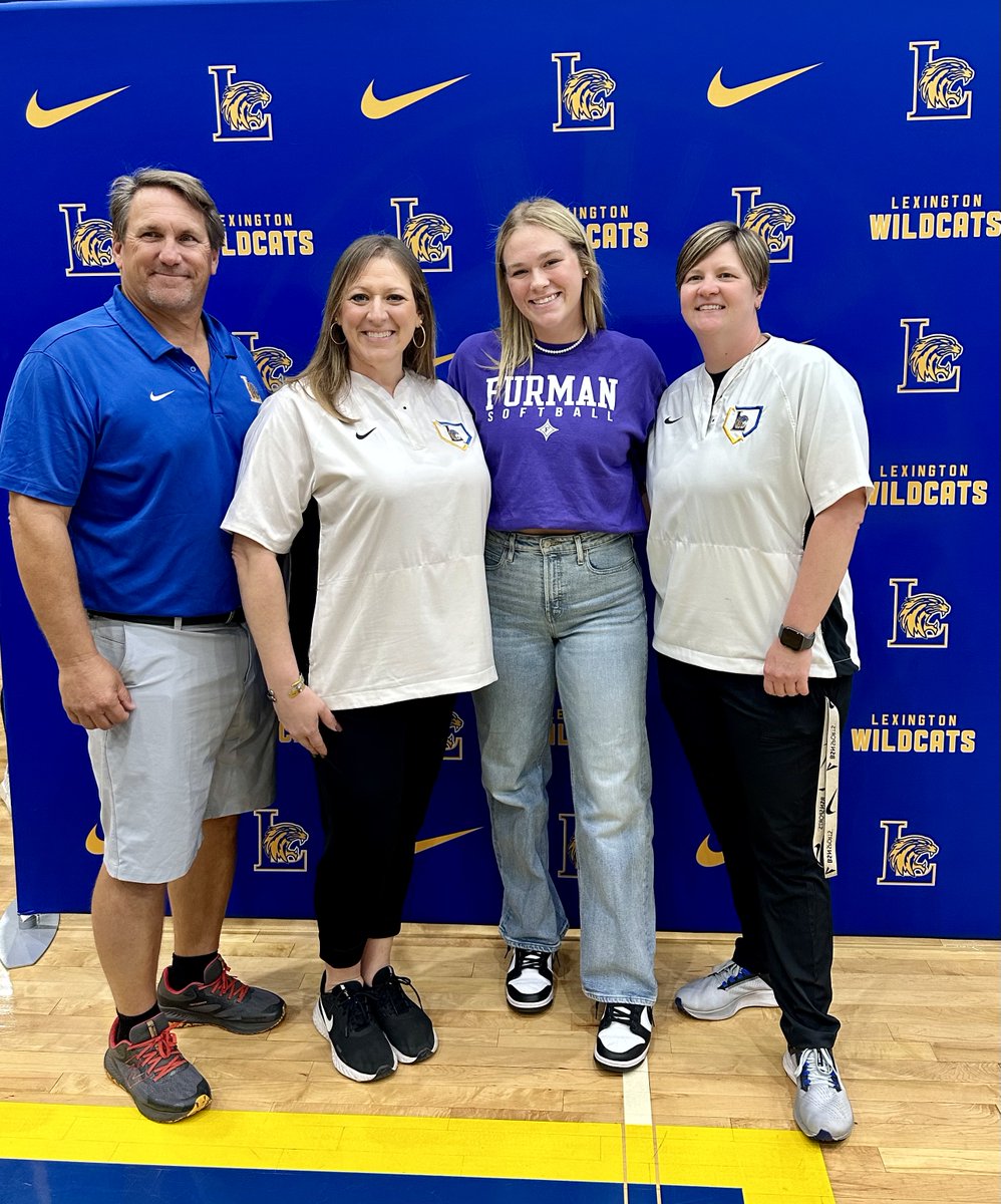 Congratulations <a href="/graciescott05/">Gracie Scott</a>!! <a href="/FurmanSoftball/">Furman Softball</a> <a href="/LHS_WILDCATS/">Lexington HS Wildcat Athletics</a> <a href="/EppsCoach/">Coach Epps</a> <a href="/coachkgunter/">Kimberly Gunter</a> <a href="/TerrapinJohn/">John Terrapin</a>