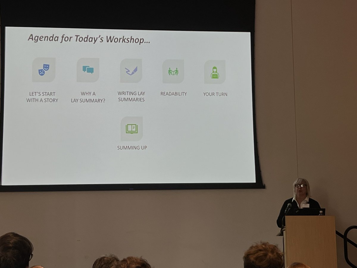 IcgcArgo's tweet image. ‘Tell your story workshop: communicating your research to patients and the community’ led by Diana Lemaire, keynote speaker and patient representative and chaired by Amber Johns, ICGC ARGO Program Developer #ICGC23

@AAmberjay @UofGMVLS