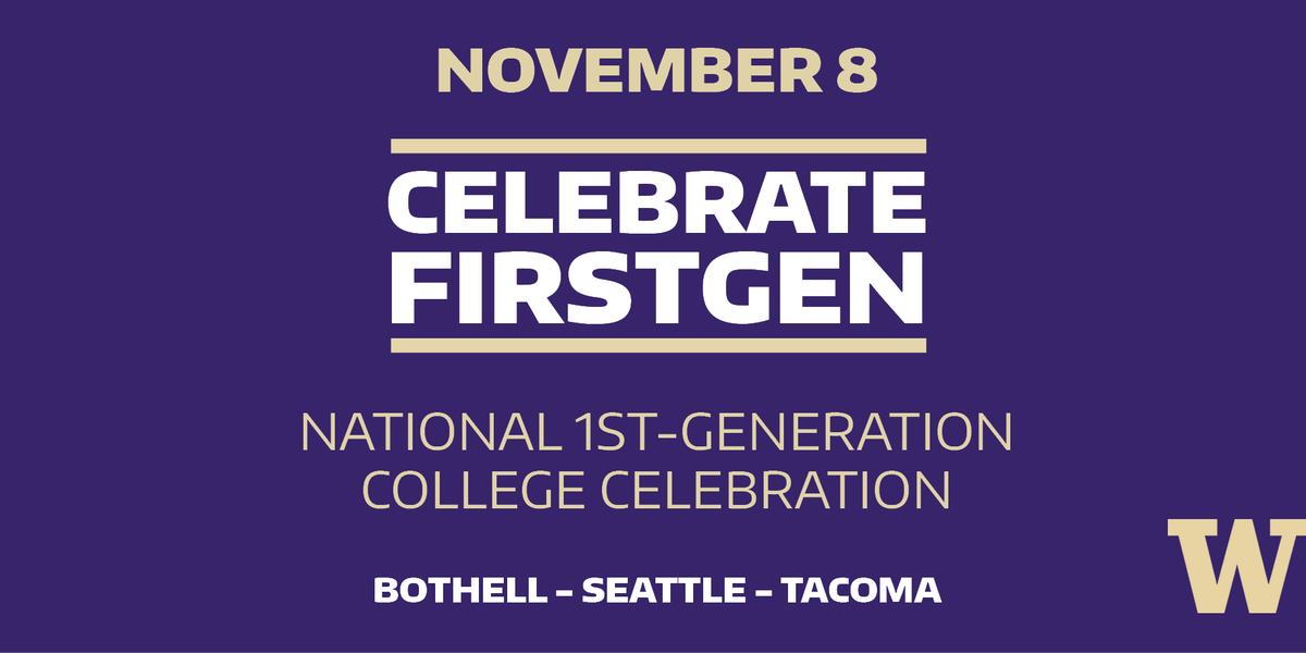 The UW is proud to participate in the National First-Gen College Celebration today! #CelebrateFirstGen #BeTheFirst 
Click here to join in the celebration: uw.edu/diversity/nati…