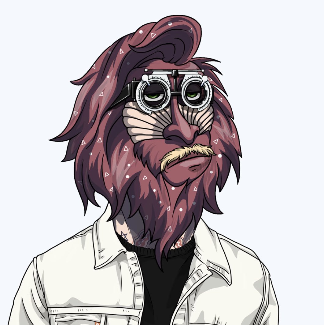 Saw this <a href="/DrillClubNFT/">DRILL CLUB</a> near the floor and had to give him a new home! <a href="/Sallly_art/">Sallly 💜🍥</a> keeps astounding!
#yktd #keepdrilling