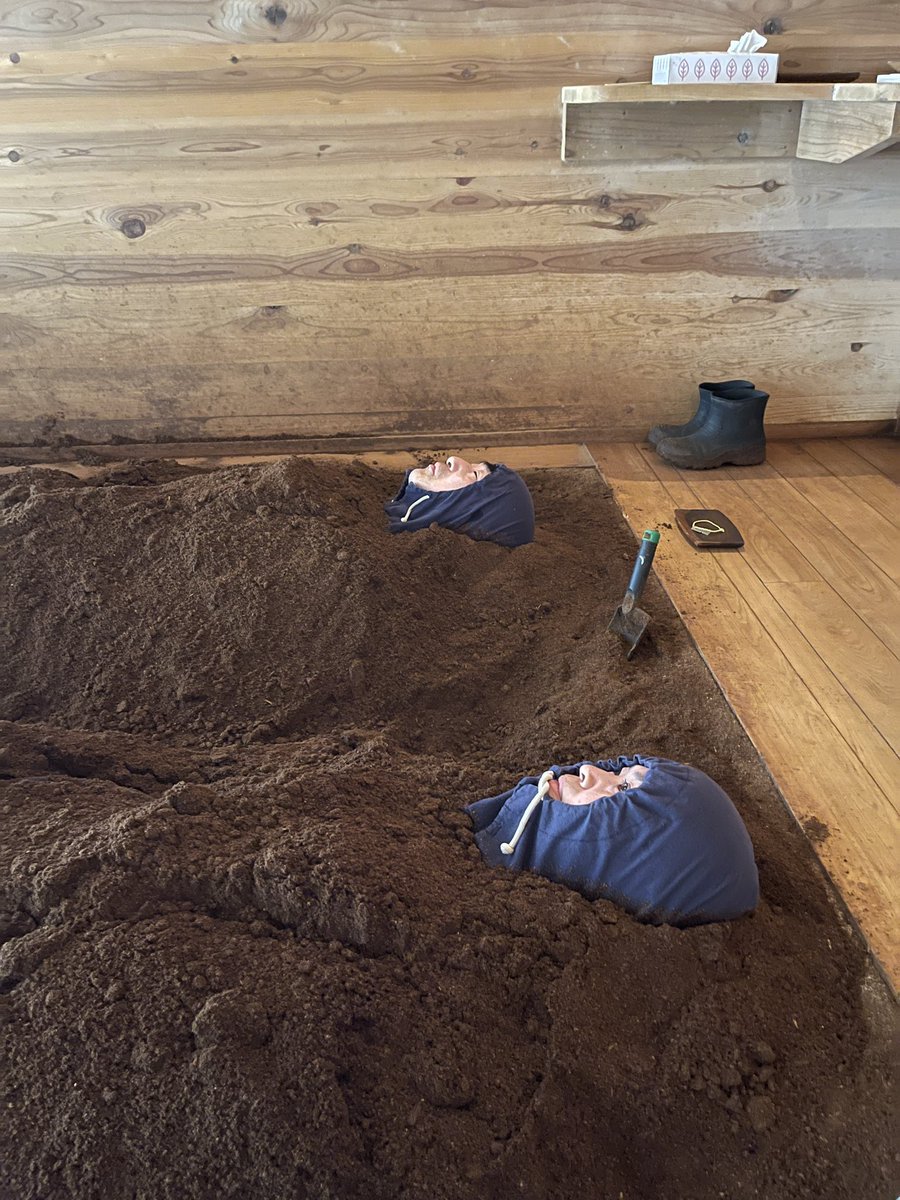 わたしは頚椎損傷で右半身に麻痺と鈍痛が常時あるんですが、酵素風呂に入ると3日間くらい鈍痛が少しやわらぎます。嬉しい。

どこも痛くない、という経験を死ぬまでに1秒でもしてみたいなあ

#酵素風呂おへそ