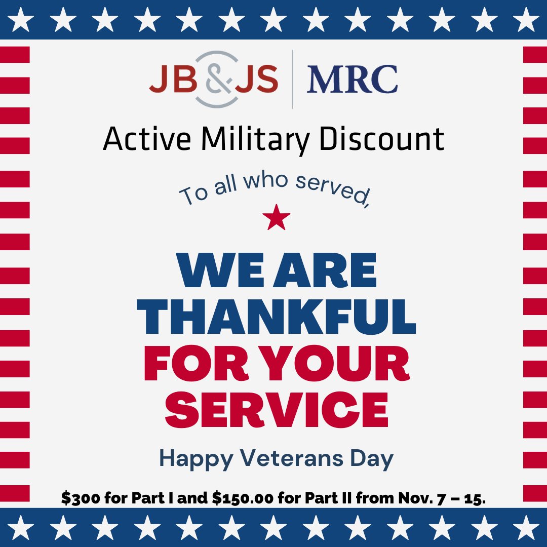 JBJS | Miller's Orthopaedic Review Courses would like to take a moment and honor all those who have and continue to serve in our armed forces. We are offering discounts to our two courses. Contact Kathryn Shea at kshea@jbjs.org to receive the discount. millerreview.com