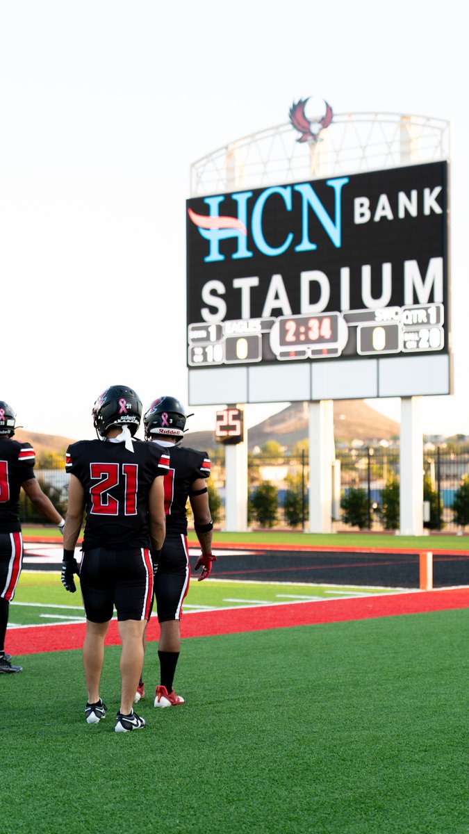 Last home Football game of the season is this Saturday! 🏈

Support your Eagles football team as they face Saddleback College. 🙌

📍 HCN Bank Stadium
🕓 Game starts at 6:00 pm. Gates open at 4:00 pm.
🎟️ Purchase tickets: tinyurl.com/sdhsy7d9 or use the Hometown Fan app.