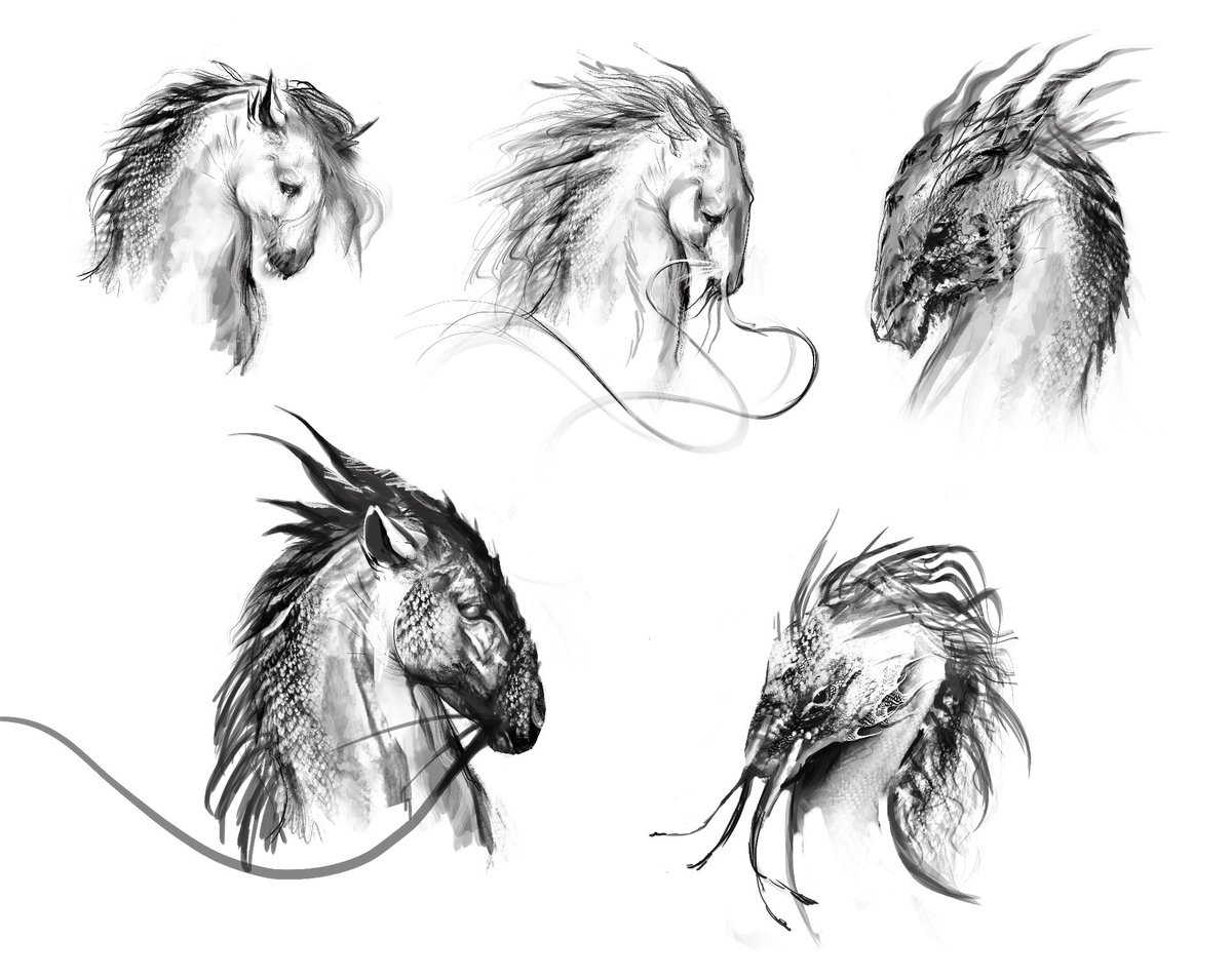 Visterian Mount sketches by Magdalena Katańska Watch her exclusive Master Classes on IAMAG : 