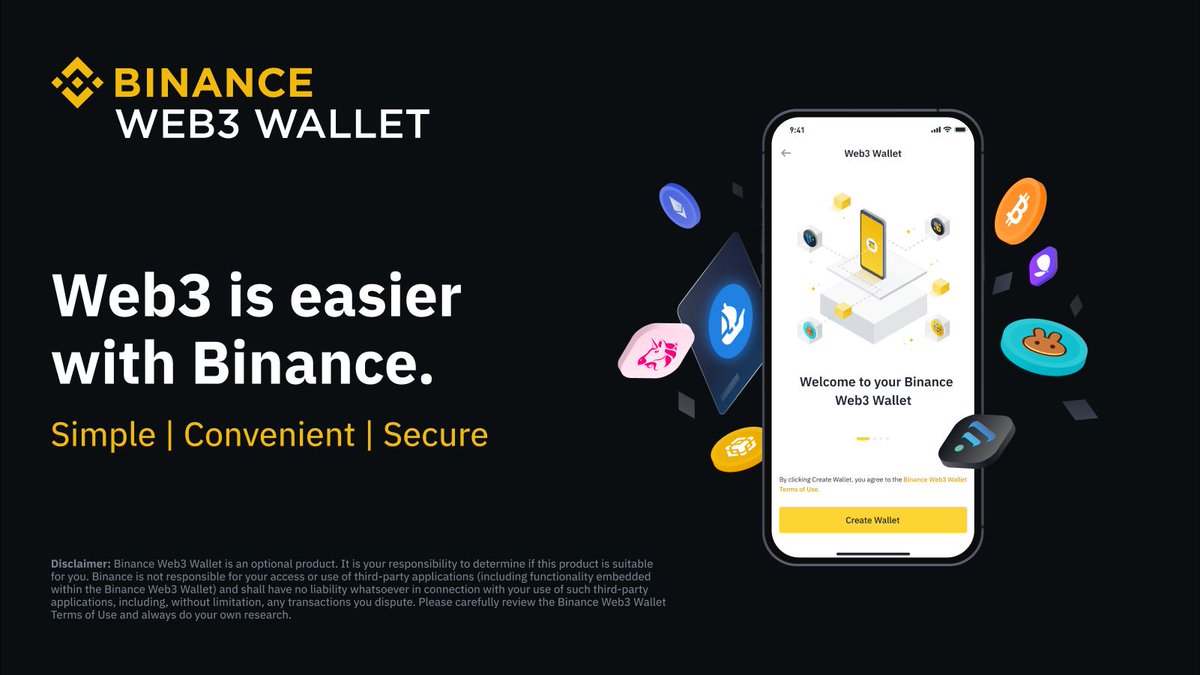 Have questions about our new #Binance Web3 Wallet?

We've got you covered with a list of answers for our FAQs.

Find them here 👉 binance.com/en/support/faq…