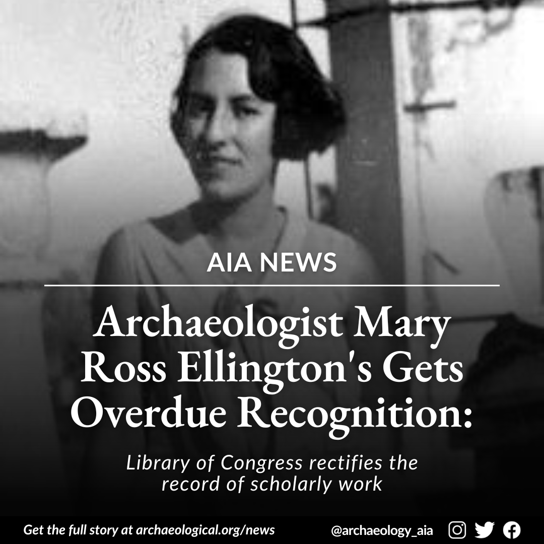 After 90 years, the Library of Congress has finally acknowledged the work of Mary Ross Ellingson- whose research revolutionized our understanding of Greek terracotta figurines. 

To read the full press release, click here: ow.ly/U04c50Q5Bg1