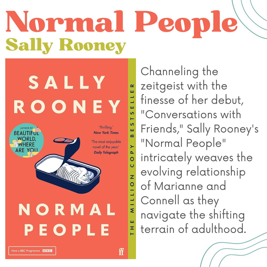 Amidst family reputation and poverty, Connell and Marianne's love story unfolds against the changing landscapes of rural Ireland and student life in Dublin. Sally Rooney delves into power dynamics, class struggles, and personal narratives.

Shop 👉 shorturl.at/exCP6
