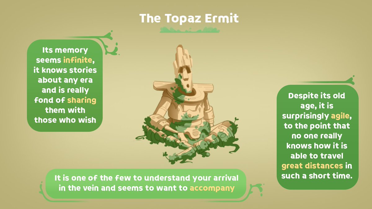 TheBluePathGame's tweet photo. Let’s keep going with the introduction of our emblematic characters with our second buddy : the hermit 👾

Our website : https://t.co/rRatrOO6ho

#indiegame #gamedev #minerals #nature #characterdesign #Gamers #WIP https://t.co/Z0STRqLiHD