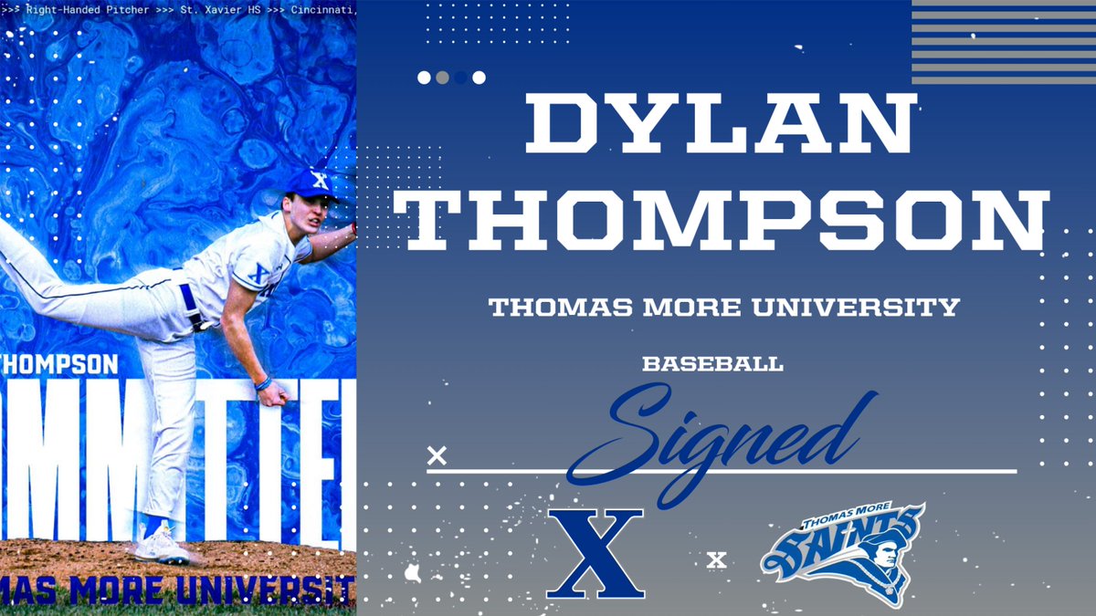 Our first shoutout goes to the 4 members of <a href="/StXBall/">St. Xavier Baseball</a> who signed to continue their athletic and academic careers!