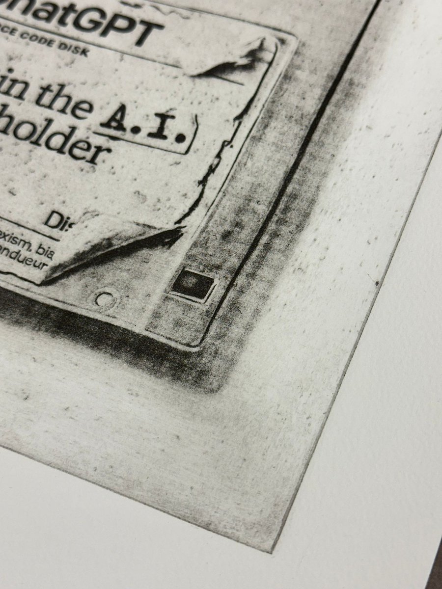 @arlosinclair exploring some new printing techniques at his studio 

#collector #artgallery #artwork #artist #art #artcollector #londonart #toxicarts #arlosinclair #contemporaryart #fineart #painting #art #retro #oilpainting #floppydisc