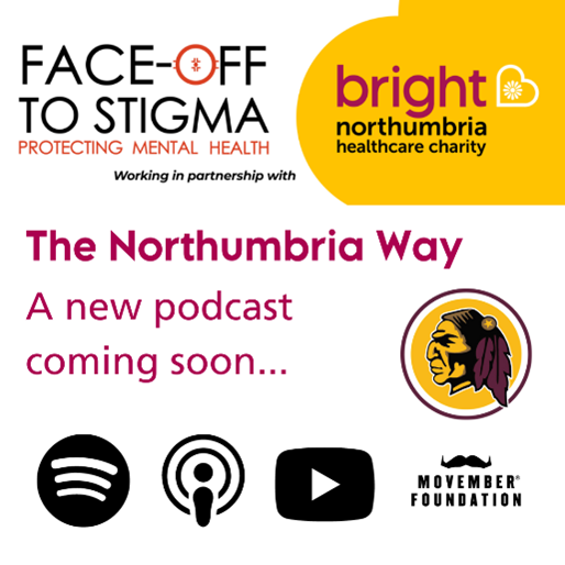 NorthumbriaNHS's tweet photo. Get ready to huddle up for an epic podcast series!

Our Bright Charity have teamed up with the Whitley Warriors to take on the topic of men's mental health.

This series features Tony Hand MBE, Willie Dunn, and Kyle Pow, who bravely share their journeys with mental health. https://t.co/eG7zp4ynRm