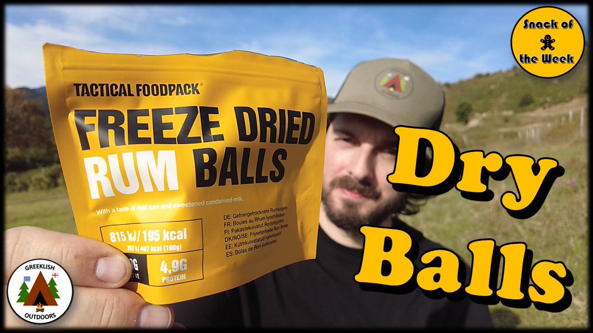 GreeklishOut's tweet photo. Snack of the Week (Episode 21) - Freeze Dried Rum Balls
https://t.co/Sv5MXRaQ0J #SnackOfTheWeek #freezedriedfood https://t.co/MOqdR5gFFq