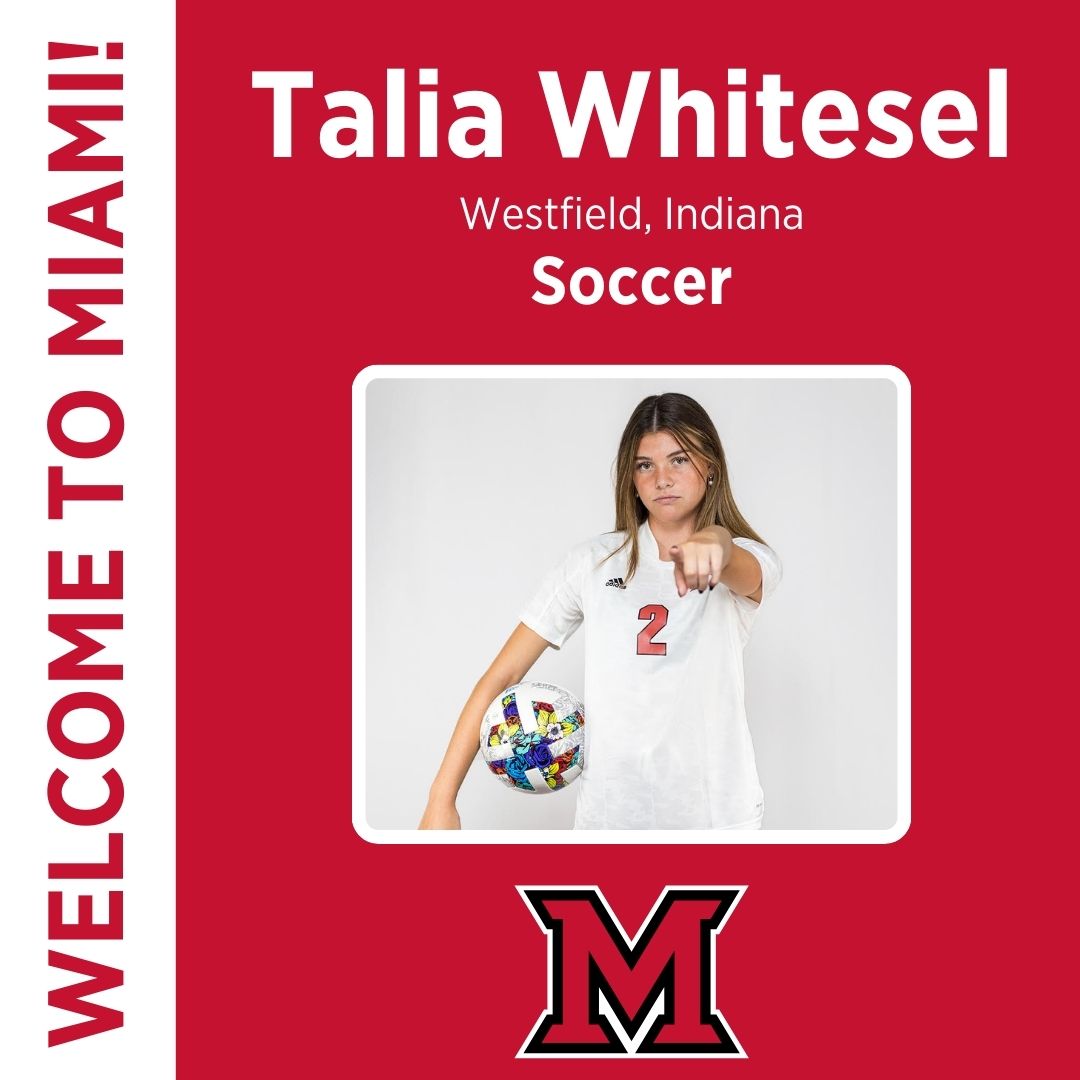 MiamiOH_Soccer's tweet photo. Talia is officially a RedHawk!
@TaliaRW2 https://t.co/PuVMyylgRx