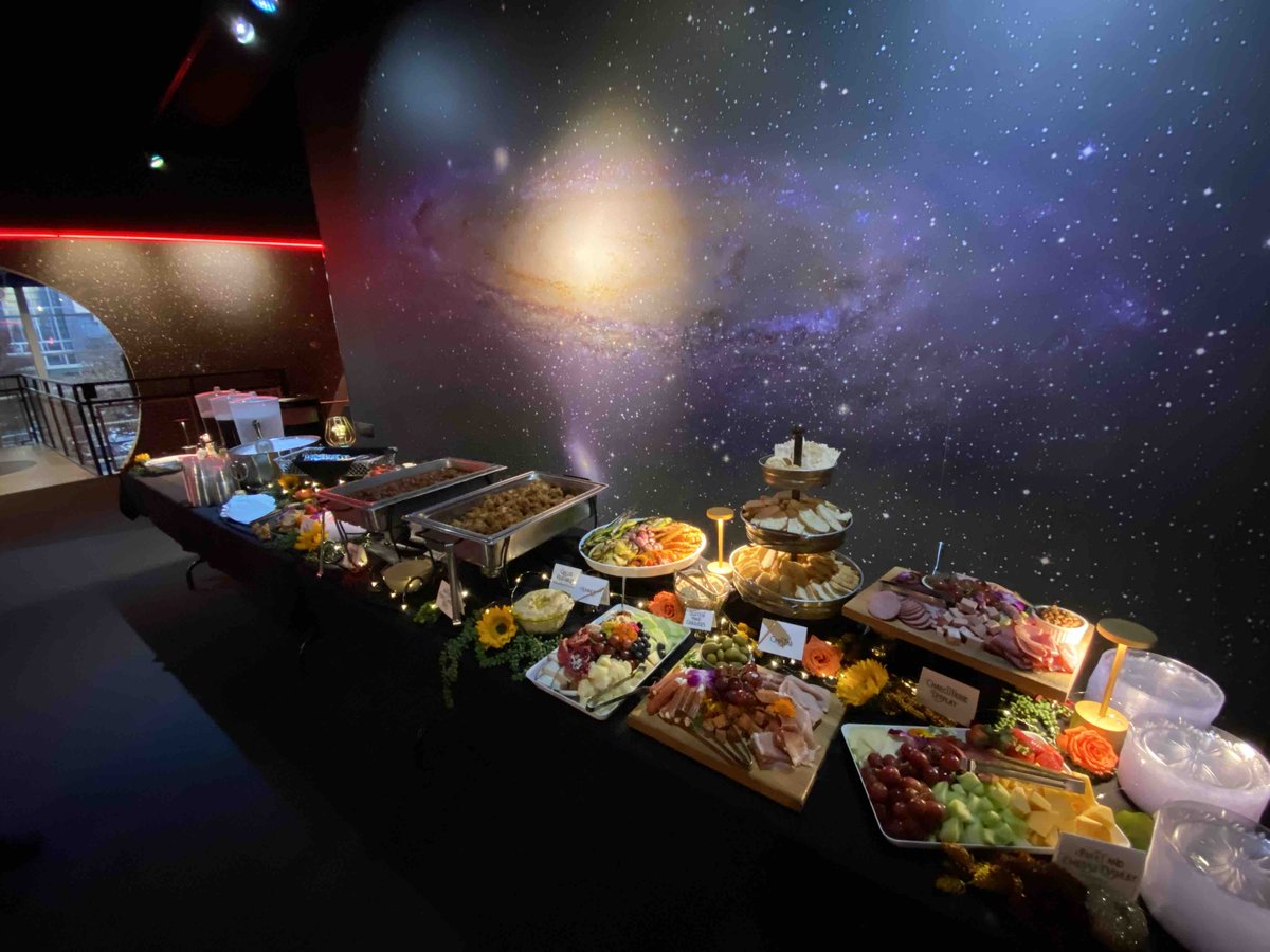 MenuMakerCaters's tweet image. From yesterday’s cocktail reception at Adventure Science Center