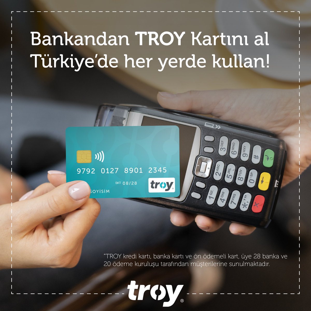 Türkiye'nin Ödeme Yöntemi "TROY"

#troy
#troyodeme