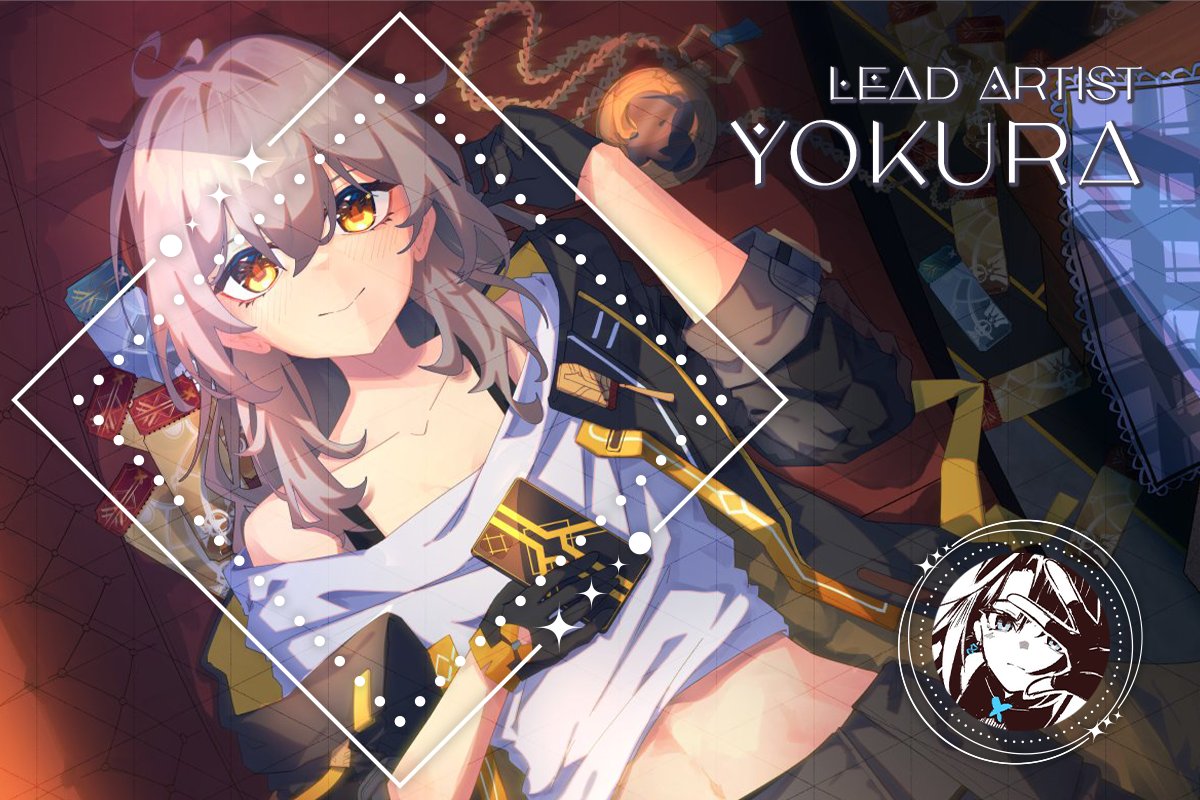 You know I saved the best for last, please give a BIG welcome to our glorious lead artist, @yokudraws!!! Stelle's number 1 fan, Yokura will be in charge of the project's box art along with illustrating both 'The Fool' and 'The World' (very fitting) Lead us to victory!!💫💫💫