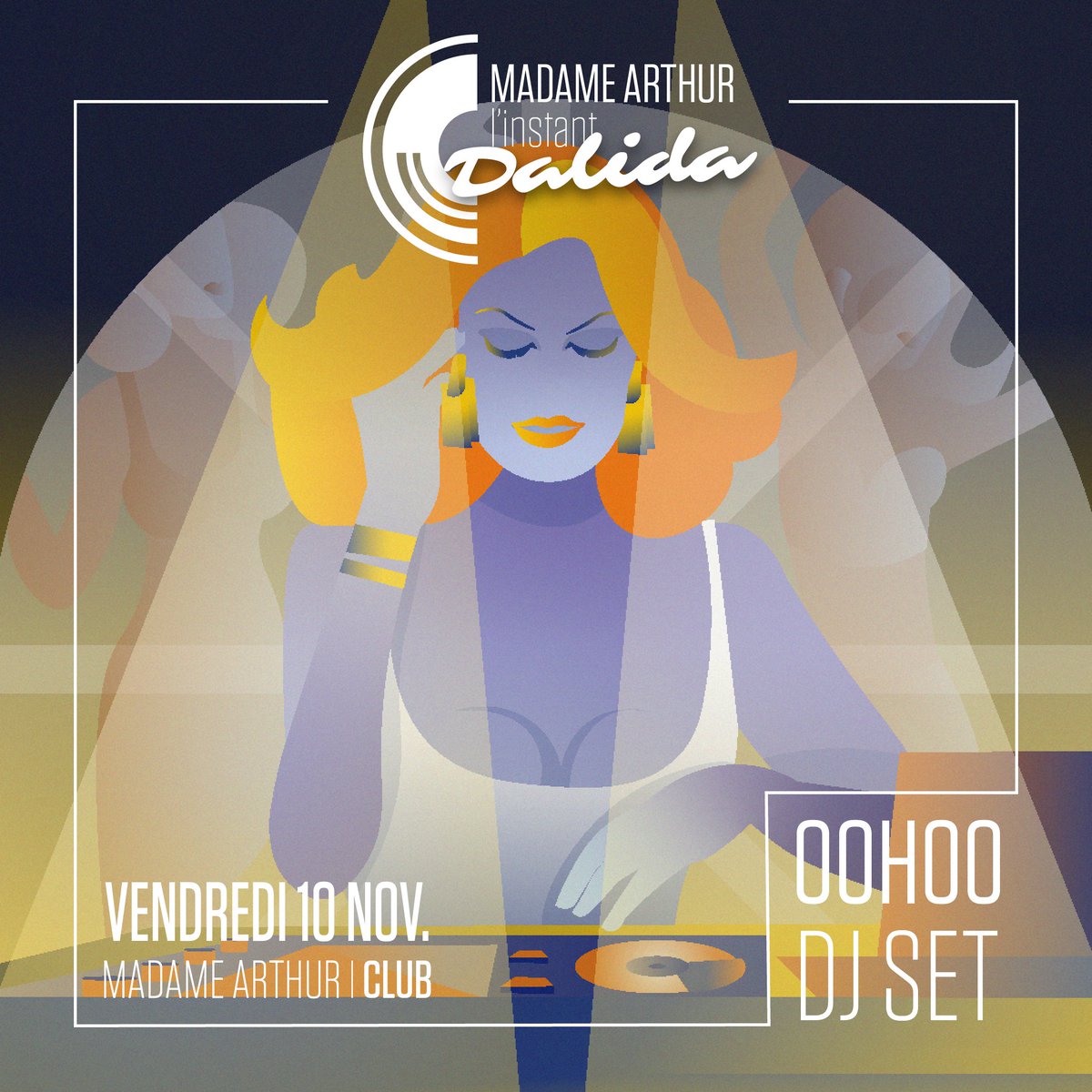 madame_arthur's tweet image. Arriva Dalida l'amoroso 🎶

Vendredi, le club de Madame Arthur te fera vibrer les tympans avec les plus beaux tubes de LA diva italienne. ❤️

De 00h00 à 01h00, Dalida va enflammer la piste ⭐️

#nightclub #club #sortiraparis #pigalle #madamearthur #dalida #chansonfrancaise