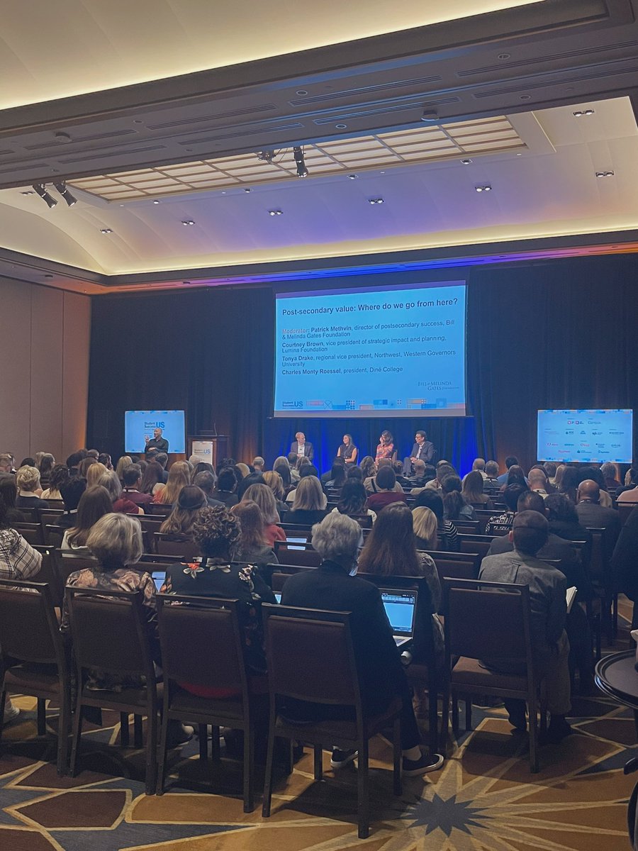 LibbeyCastle's tweet photo. Thrilled to be back in LA for another @timeshighered @insidehighered event! There’s no more important discussion these days than digging into what student success looks like from access to persistence to graduation and on the road to a career. Great to be back! #StudentSuccessUS https://t.co/0EiazU7Utx