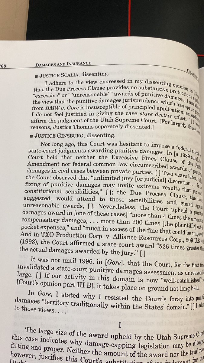 CS_Westbrook's tweet photo. It’s a special day when I get a case where Scalia, Ginsburg, and Thomas all dissent. Makes me miss when I still had time to listen to @Anastasia_esq and @EHSlattery on #DissedPod. https://t.co/JW9Wp8EsXX