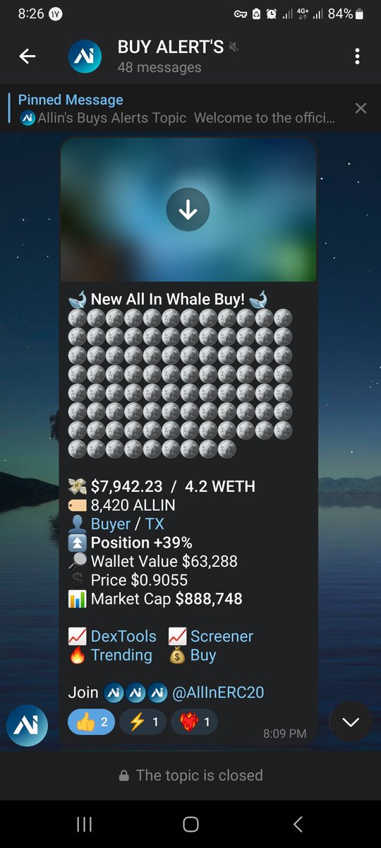 Buy ALLIN NOWWWWWW
Contract address:

0x9B2b931d6AB97B6A887b2C5d8529537E6FE73Ebe

#ALLSHILL #AI #1000xgem #ETH #EGLD    #USDT #BTC    #ERC20 #GORK #ToTheMoon #Finance #Binance    #Uniswap
#KAS #BRC20 $MANE