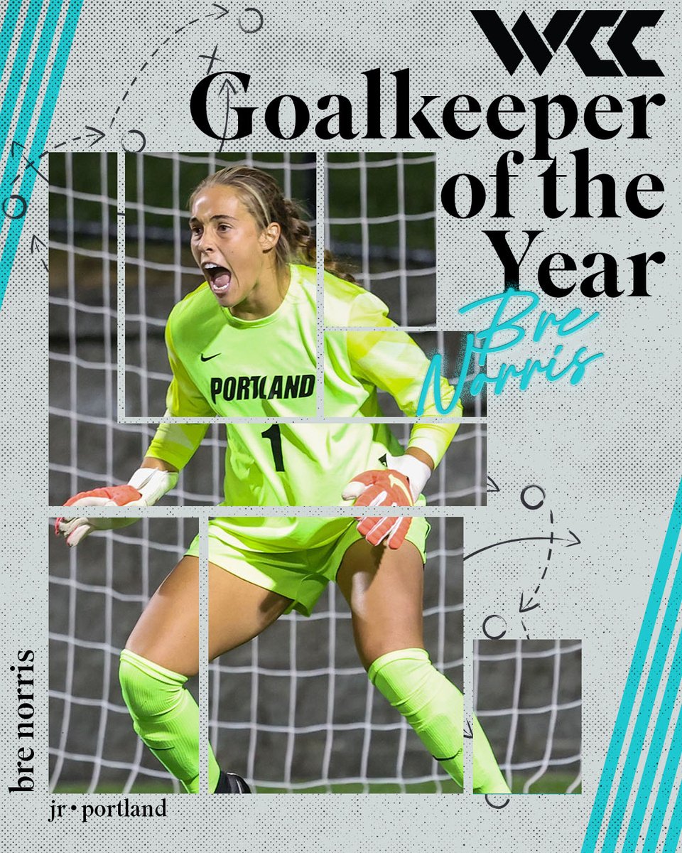 WCCsports's tweet photo. 𝐖𝐂𝐂 𝐆𝐨𝐚𝐥𝐤𝐞𝐞𝐩𝐞𝐫 𝐨𝐟 𝐭𝐡𝐞 𝐘𝐞𝐚𝐫
𝐁𝐫𝐞 𝐍𝐨𝐫𝐫𝐢𝐬, 𝐏𝐨𝐫𝐭𝐥𝐚𝐧𝐝
@PortlandWSOC x #WCCsports https://t.co/NxCzaq24xD