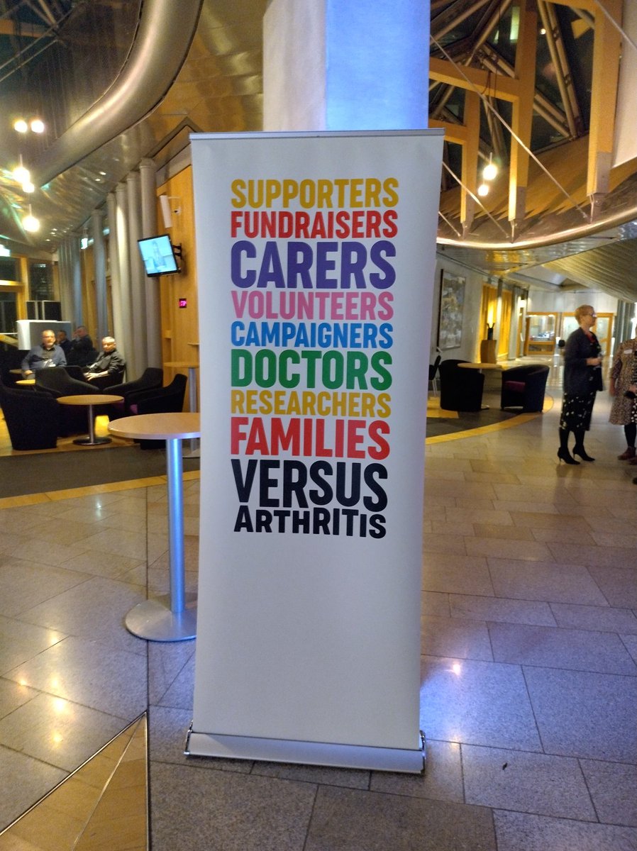 Delighted to be at tonight's <a href="/ScotVArthritis/">Scotland Versus Arthritis</a> event at the Scottish Parliament