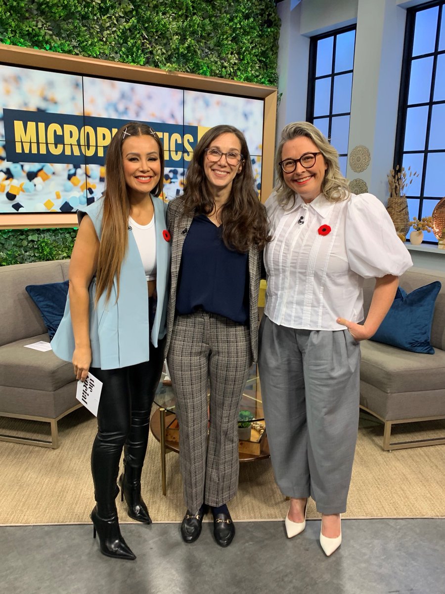 U of T Trash Team 🦝 (@uofttrashteam) on Twitter photo It was great to catch up with The Social on <a href="/CTVToronto/">CTV News Toronto</a>! <a href="/ChelseaRochman/">Chelsea Rochman</a> was on to talk all things #microplastics, including the potential harm but more importantly the role we can all play to lessen this impact. Watch the full segment here: youtu.be/DP759DcnSxU?si… It was great to catch up with The Social on <a href="/CTVToronto/">CTV News Toronto</a>! <a href="/ChelseaRochman/">Chelsea Rochman</a> was on to talk all things #microplastics, including the potential harm but more importantly the role we can all play to lessen this impact. Watch the full segment here: youtu.be/DP759DcnSxU?si…