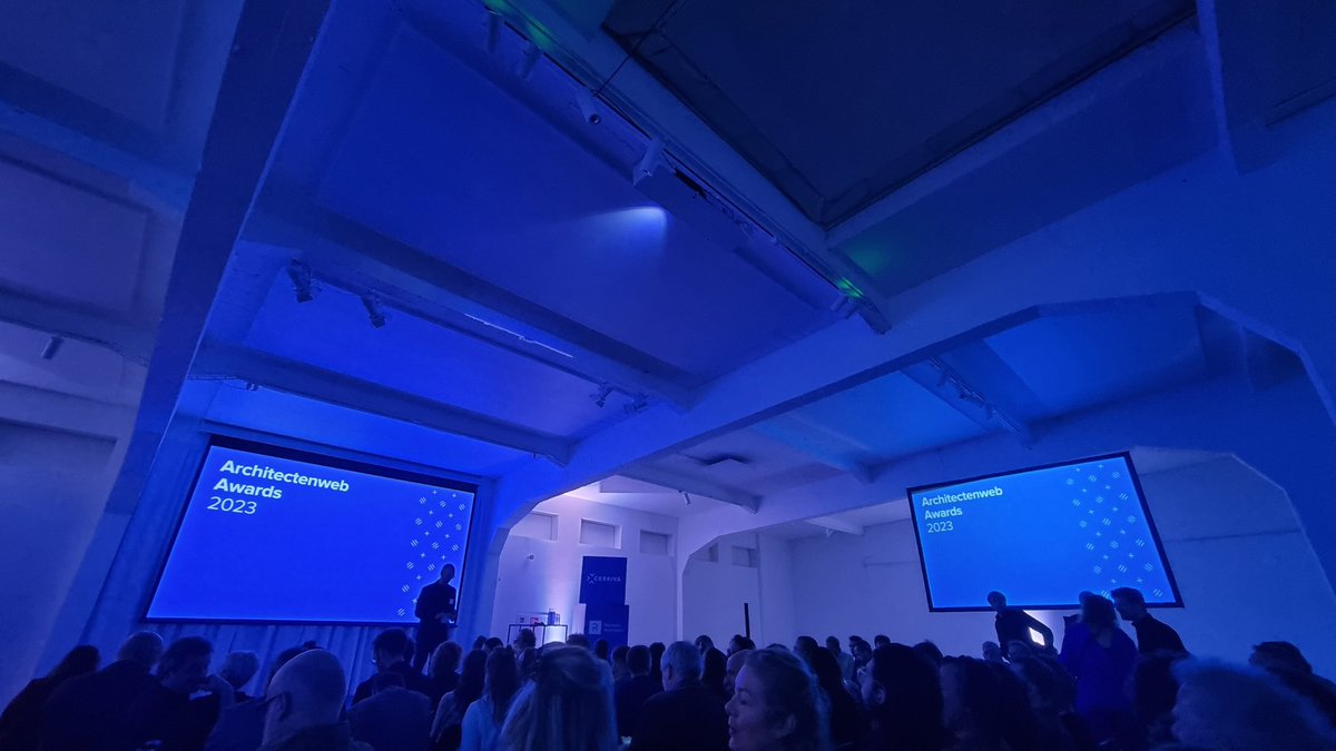 avanhaaren's tweet photo. @DGMRadviseurs aanwezig bij @architectenweb Awards 2023. Succes aan alle genomineerde architecten! https://t.co/WBZmK6ufc5