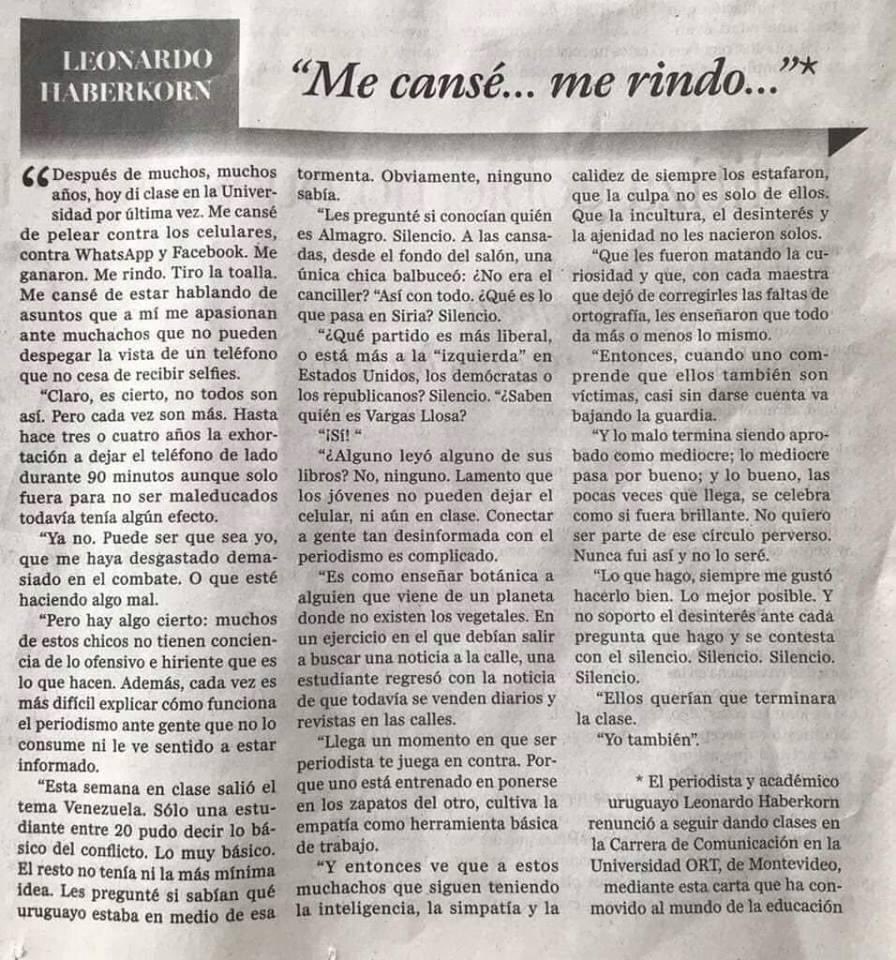 Beiioso's tweet photo. "Y lo malo termina siendo aprobado como mediocre; lo mediocre pasa por bueno; y lo bueno, las pocas veces que llega, se celebra como si fuera brillante". https://t.co/lCB6WLtUFC