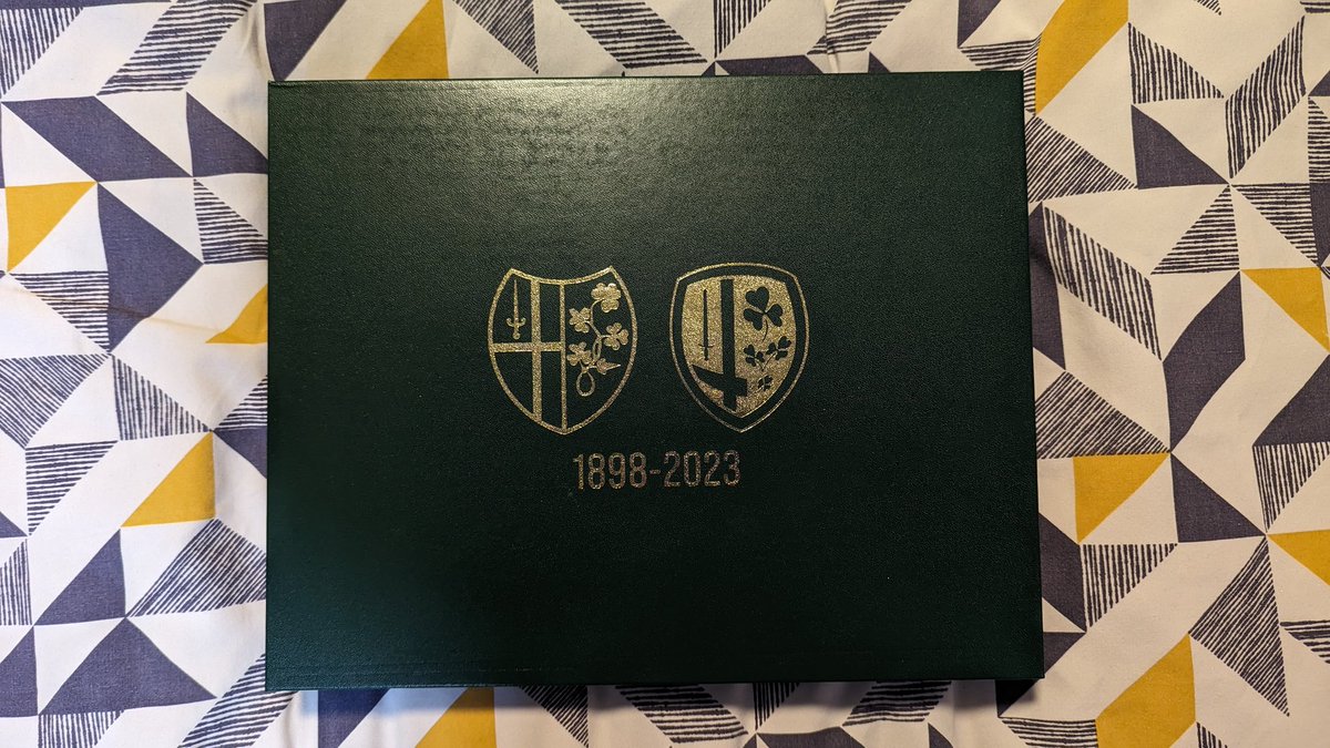 I have finally got my hands on my <a href="/LondonIrishBook/">LondonIrishBook</a> and it is nothing short of magnificent.

Thank you so much to everyone involved in its production. I can't wait to read it and no doubt revisit it countless times in the coming weeks, months and years.

I love this club ☘️💚