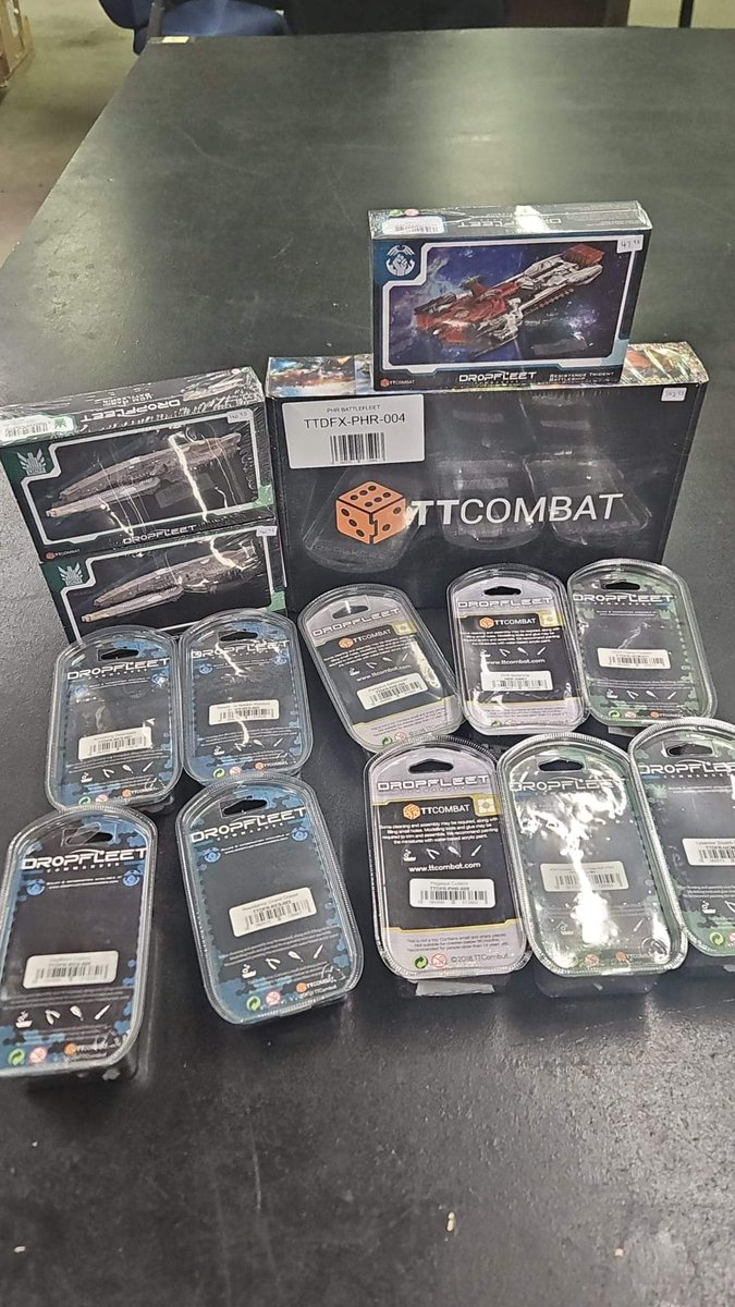 Drop fleet restock, PHR, UCM, and Resistance. #IndustrialParkGames #IPG #dropfleetcommander #TTCombat #miniatures #miniaturegames #restock