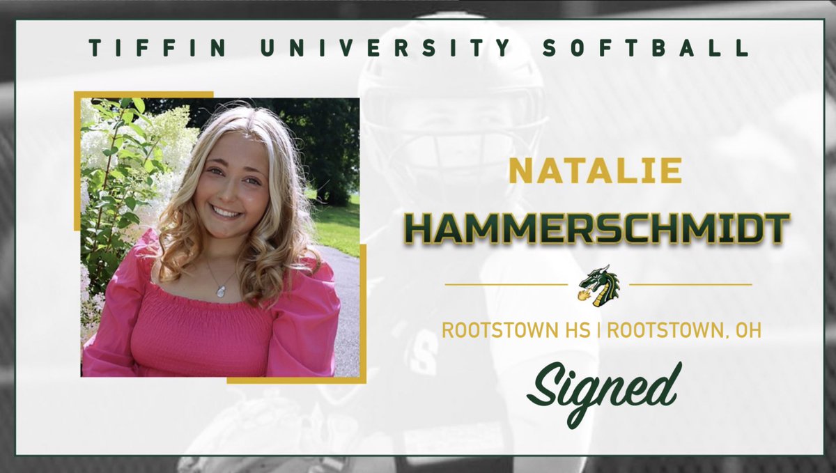 Welcome to the Dragon Softball Family, Natalie Hammerschmidt!! 💚🐉

“I chose TU because I had an immediate home like feeling. I also chose TU because of the Exercise Science program they have. It was a perfect academic &amp; also athletic fit for me. I am excited to be a Gon!”