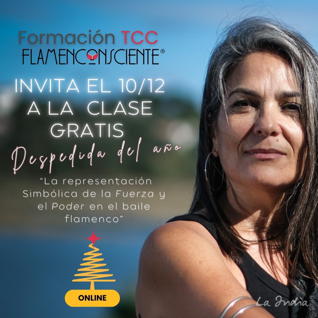 Clase gratuita.  "La representación Simbólica de la Fuerza y el Poder en el baile flamenco".

.Regístrate aqui para que podamos enviarte el enlace: forms.gle/H8Vmvy9k4ppnhH…

.O deja tu correo en comentarios