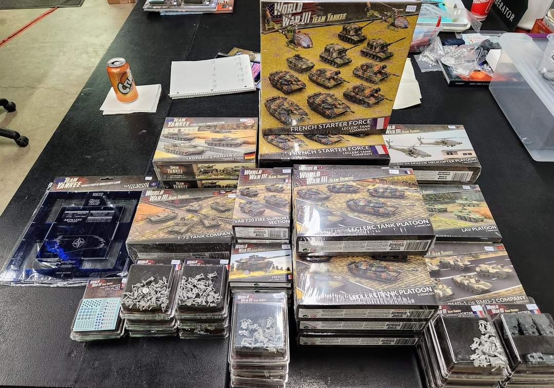 The French have arrived for Team Yankee! Plus more restock 😀. #IndustrialParkGames #ipg #restock #newrelease #teamyankee #battlefrontminiatures #miniaturegames #miniatures #french