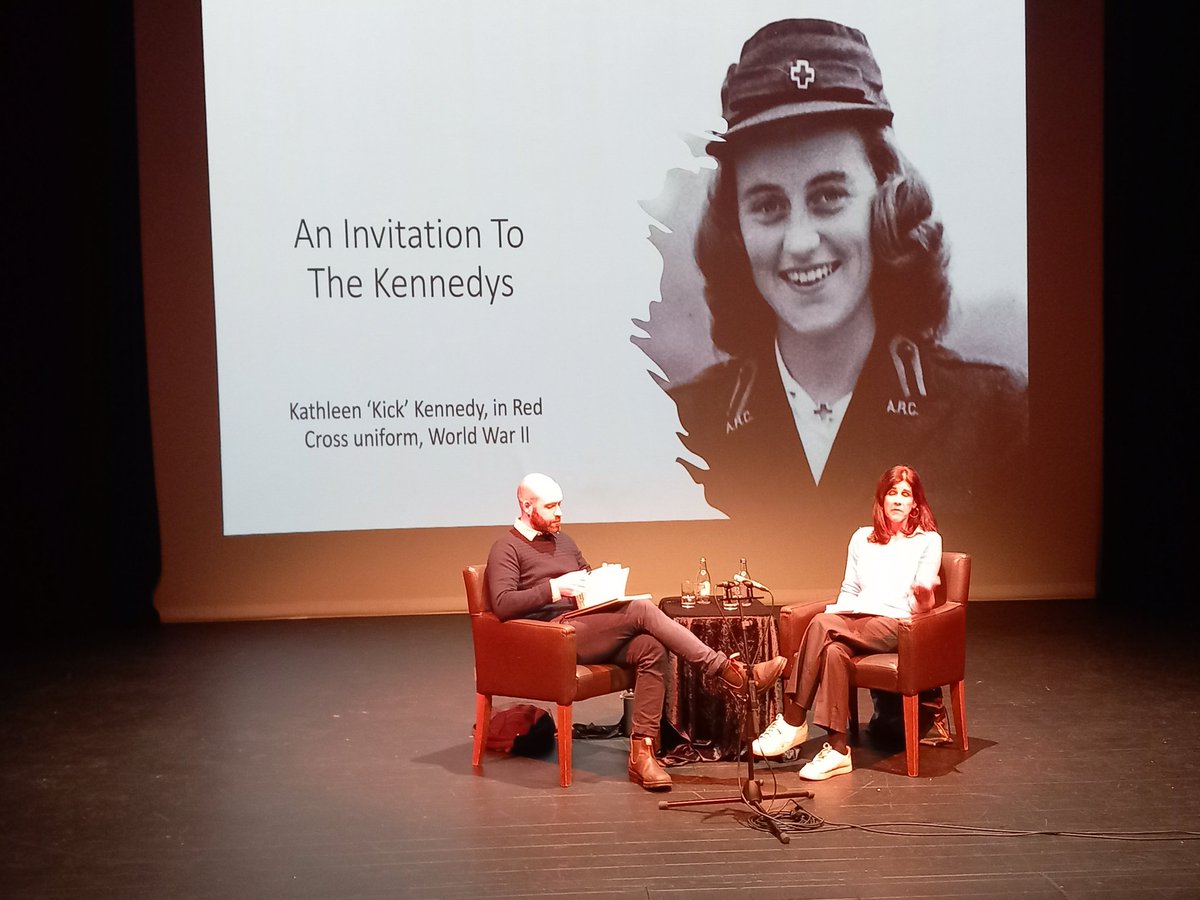 Kicking off my residency @leavesfestival in the audience for @EmilyH71 discussing her novel An Invitation To The Kennedys @dunamaise . Fascinating chat about the Kennedy and Guinness families. If you think your family life is complicated, you should hear this!!! 😱