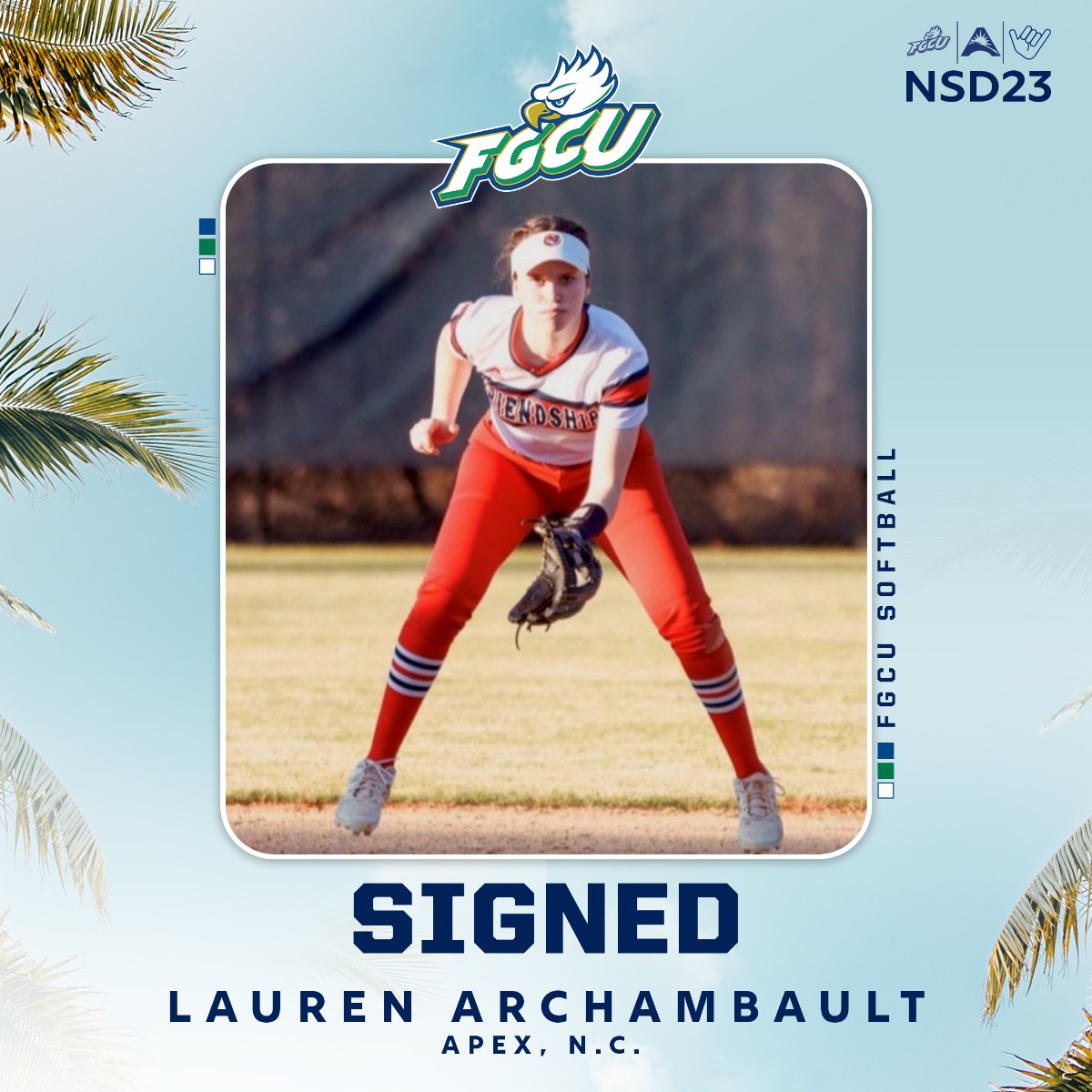 FGCU Welcomes Lauren! 
#WingsUp 🦅