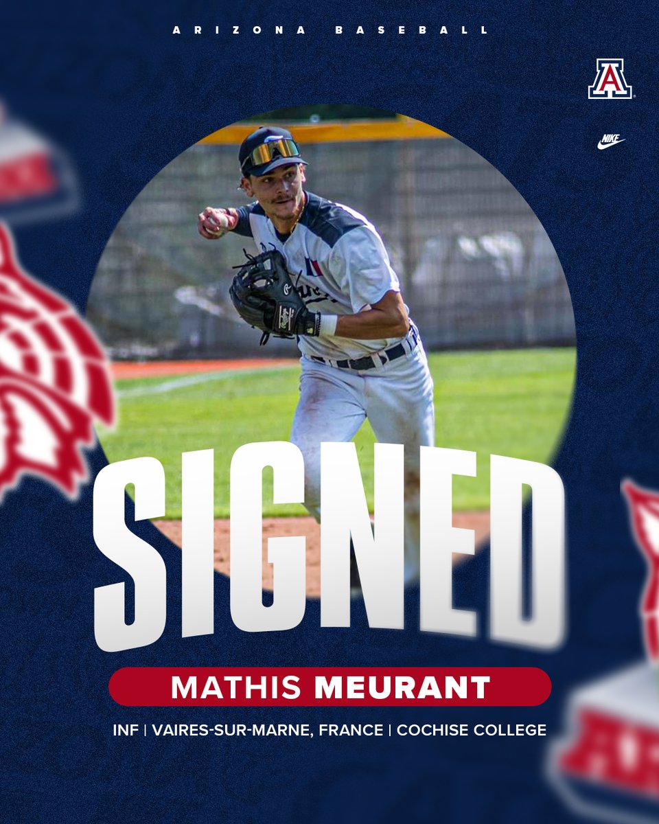 ✍️ SIGNED! Atlas All-Star! Our next signee hails all the way from France 🇫🇷 Welcome to the squad, @MathisMeurant! 🌵⚾️ #BearDown