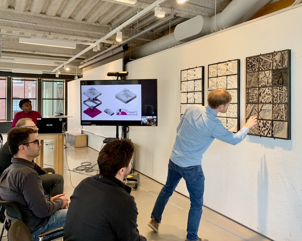 Last month, Felipe and Brad, from our Boston office, headed over to Payette's studio, where they reviewed OpenLab student's midterm fabrication work. 
⁠
Thank you for the invitation and letting us be part of the incredible work these students are doing!⁠
⁠
 #openlab