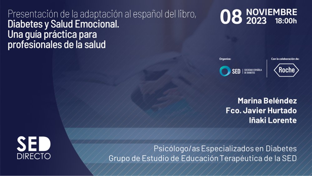 Muchas gracias a tod@s l@s que habés estado presentes en la puesta de largo de este material.

Un duro trabajo, si se comparte con compañer@s, siempre es mucho mejor.

Todo está disponible en la web de la <a href="/SEDiabetes/">SED Diabetes</a> 

<a href="/InakiLorente/">Iñaki Lorente</a> <a href="/SAEDYN_/">SAEDYN</a> <a href="/redGDPS/">redGDPS Diabetes</a> <a href="/SemergenGTDM/">GT Diabetes Semergen</a> <a href="/FEDE_Diabetes/">Federación Española de Diabetes (FEDE)</a>