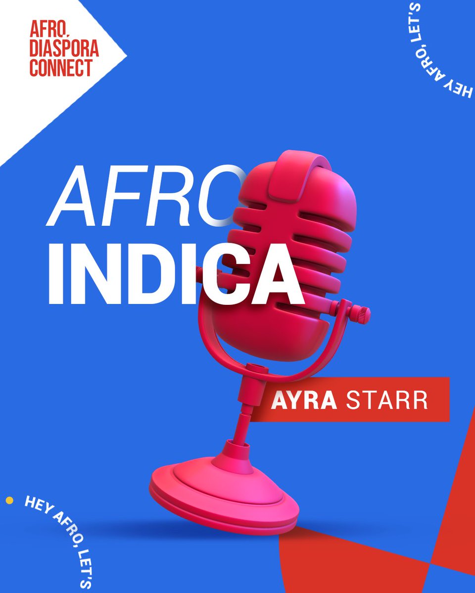 AfroDspConnect's tweet photo. 🎶🔥 Hey afro, vem ver a dica dessa semana. 

Vem conhecer um pouco da cantora de R&amp;B, nigeriana, Ayra Starr. https://t.co/G1ZQMdeKcQ
