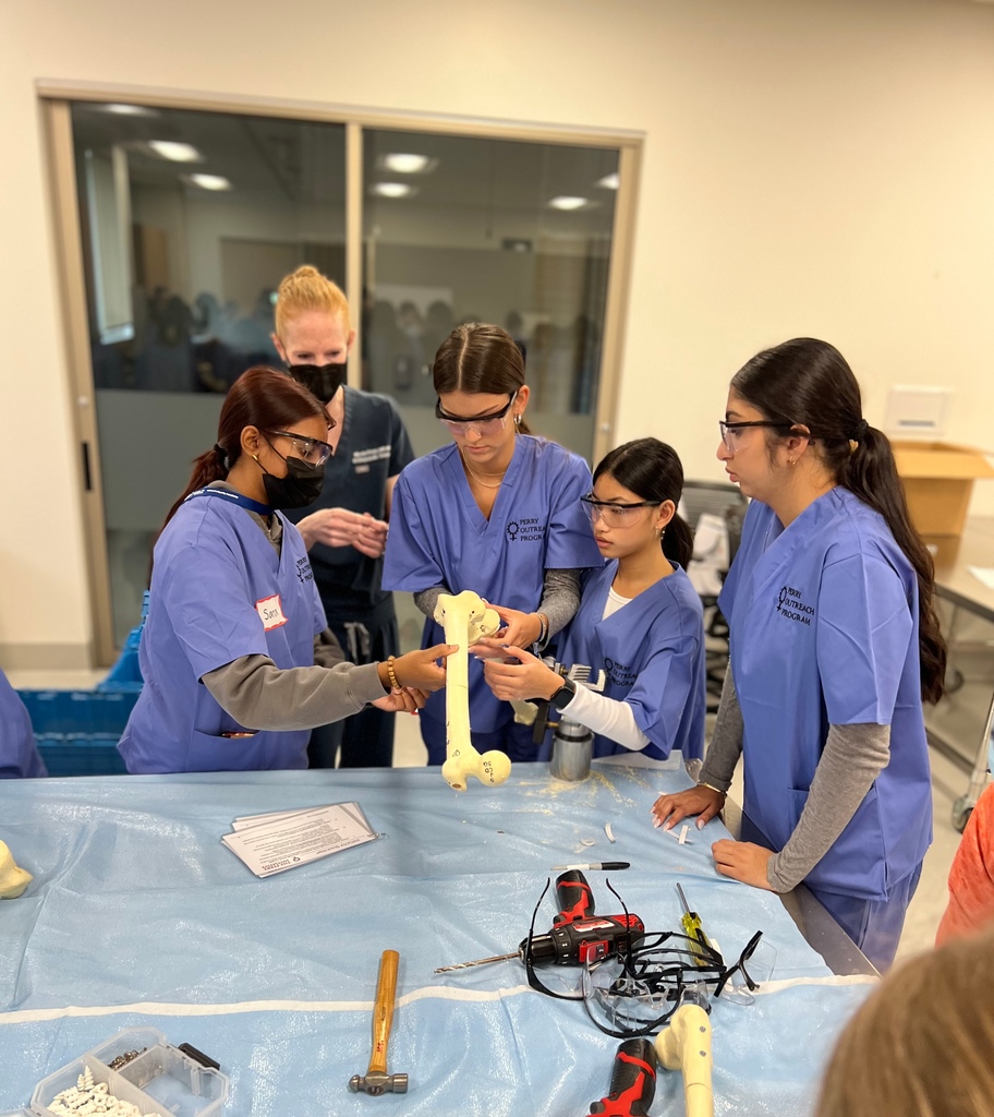 Each year, @shrinersnorca hosts a Perry Outreach Program, offering a one-day, hands-on career exploration for young women in high school who are interested in careers in orthopedic surgery, engineering or both. Learn more: ow.ly/zRxB50Q4Jfs #STEMDay @PerryInitiative