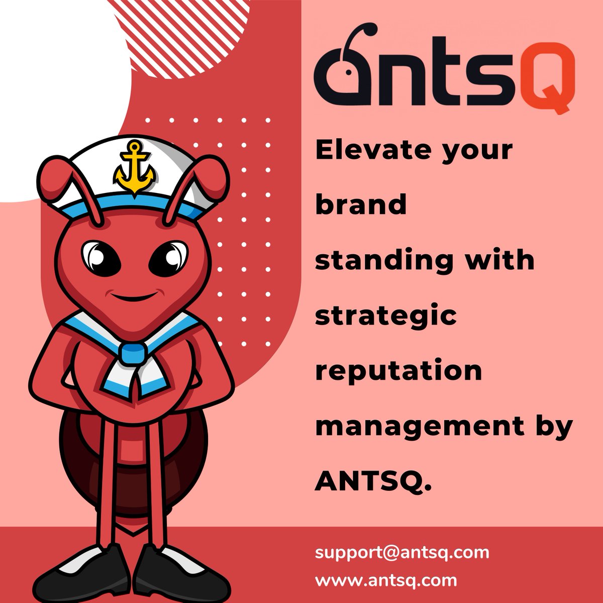 antsq4smm's tweet image. Elevate your brand standing with strategic reputation management by ANTSQ.

#ANTSQ #StrategicReputation #ReputationManagement #BrandStanding #BrandSuccess #BrandElevation #BrandGrowth #BrandBuilding #BrandPromotion #BrandStrategy #BrandMarketing #BrandReputation