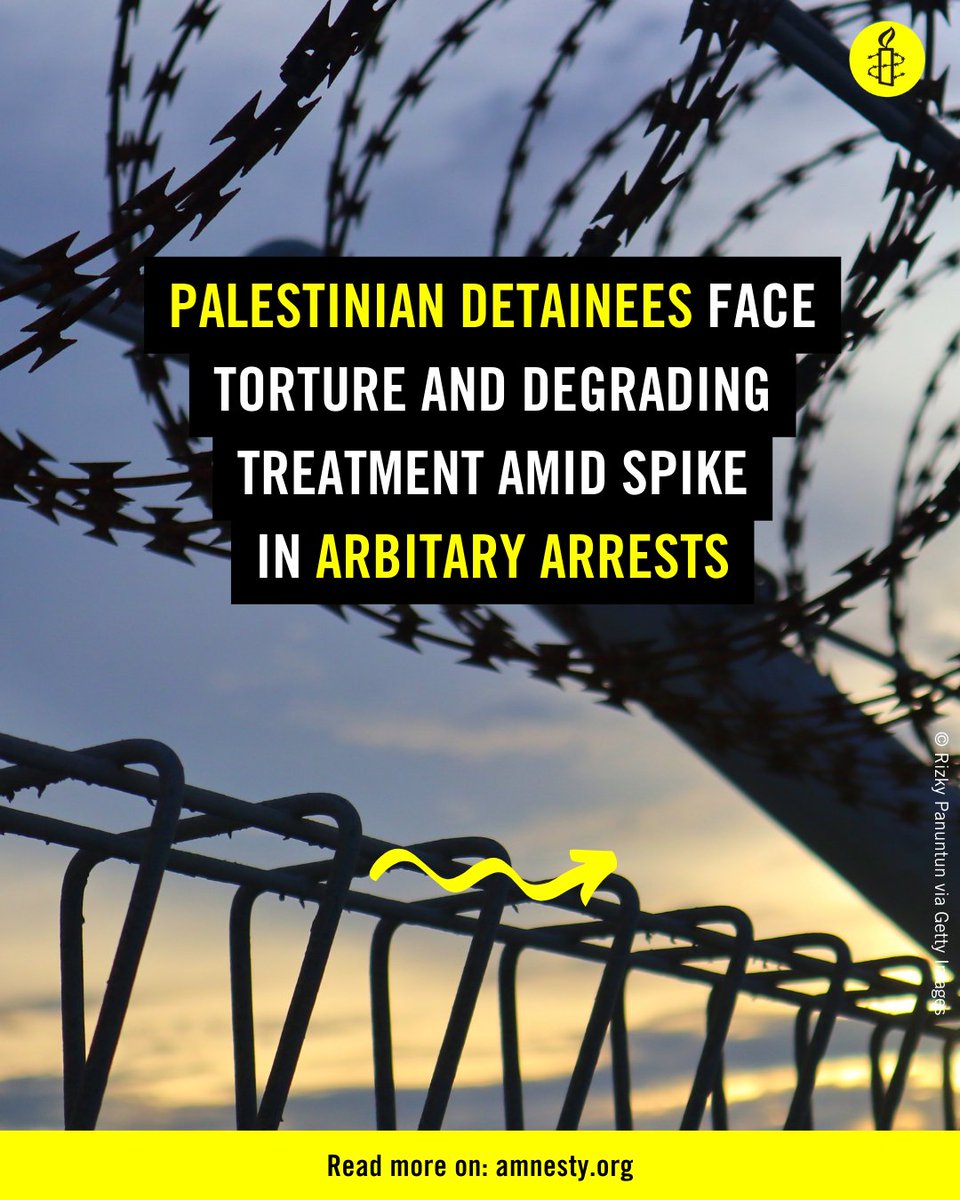 Israeli authorities have dramatically increased their use of administrative detention, a form of arbitrary detention, of Palestinians across the occupied West Bank and failed to investigate incidents of torture and death in custody over the past four weeks.