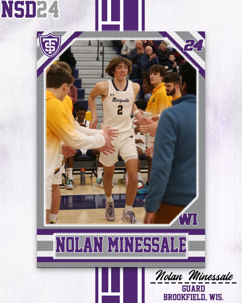 It's official ✍️

Welcome to the Tommie Family, Nolan Minessale!

#RollToms | #PennedInPurple