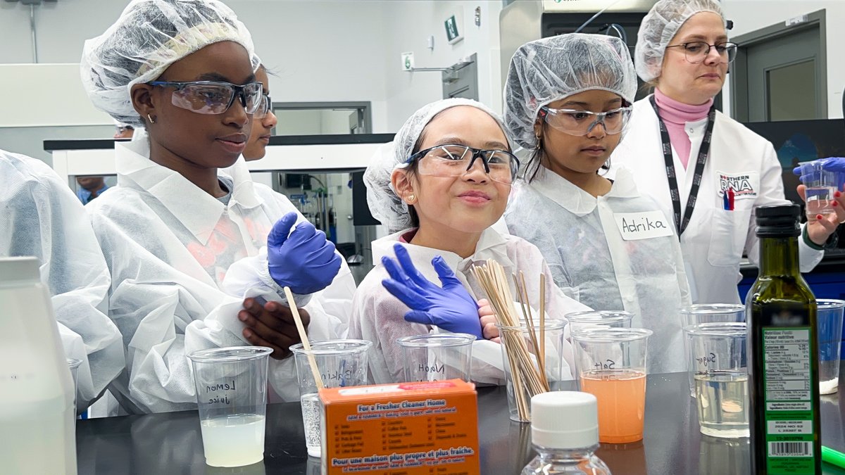 As part of #NationalSTEMDay we welcomed 17 young and talented students into our labs to learn about our cool processes in manufacturing bio-products.

#STEM #FutureScientists #Biotech #STEMcareers #FutureTalent #CDMO #Cleanrooms #GMP #CGMP #Biomanufacturing #lifesciences
