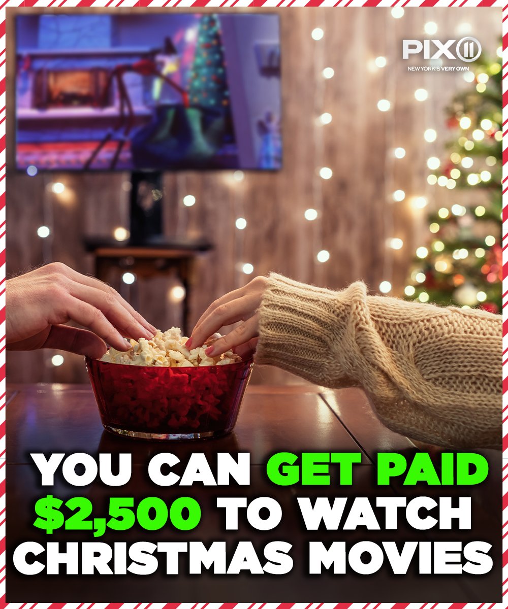 You can now get paid £2,000 to sit at home and watch Christmas films